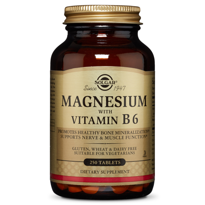 Solgar Magnesium with Vitamin B6, 250 таб.